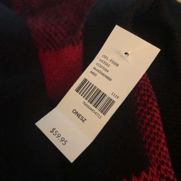 🆕NEW! Oversized Buffalo Plaid Poncho Overpiece - Picture 14 of 16